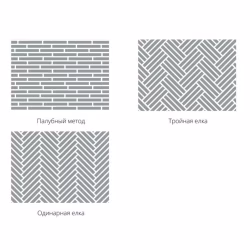 Инженерная доска Polarwood Herringbone Дуб Caspian венгерская елка 600×100×14