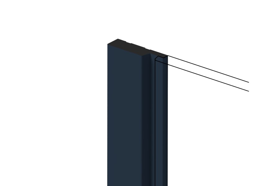 Финишный молдинг Hiwood LF124A BU22 2700×42×12