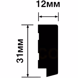 Финишный молдинг Hiwood LF124B BU22 2700×31×12