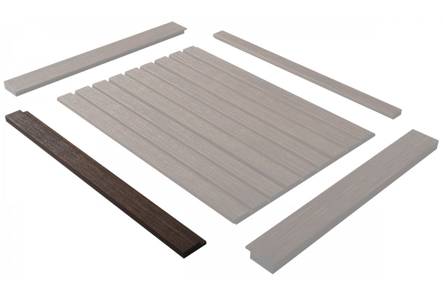 Финишный молдинг Hiwood LF124A BR396 2700×42×12