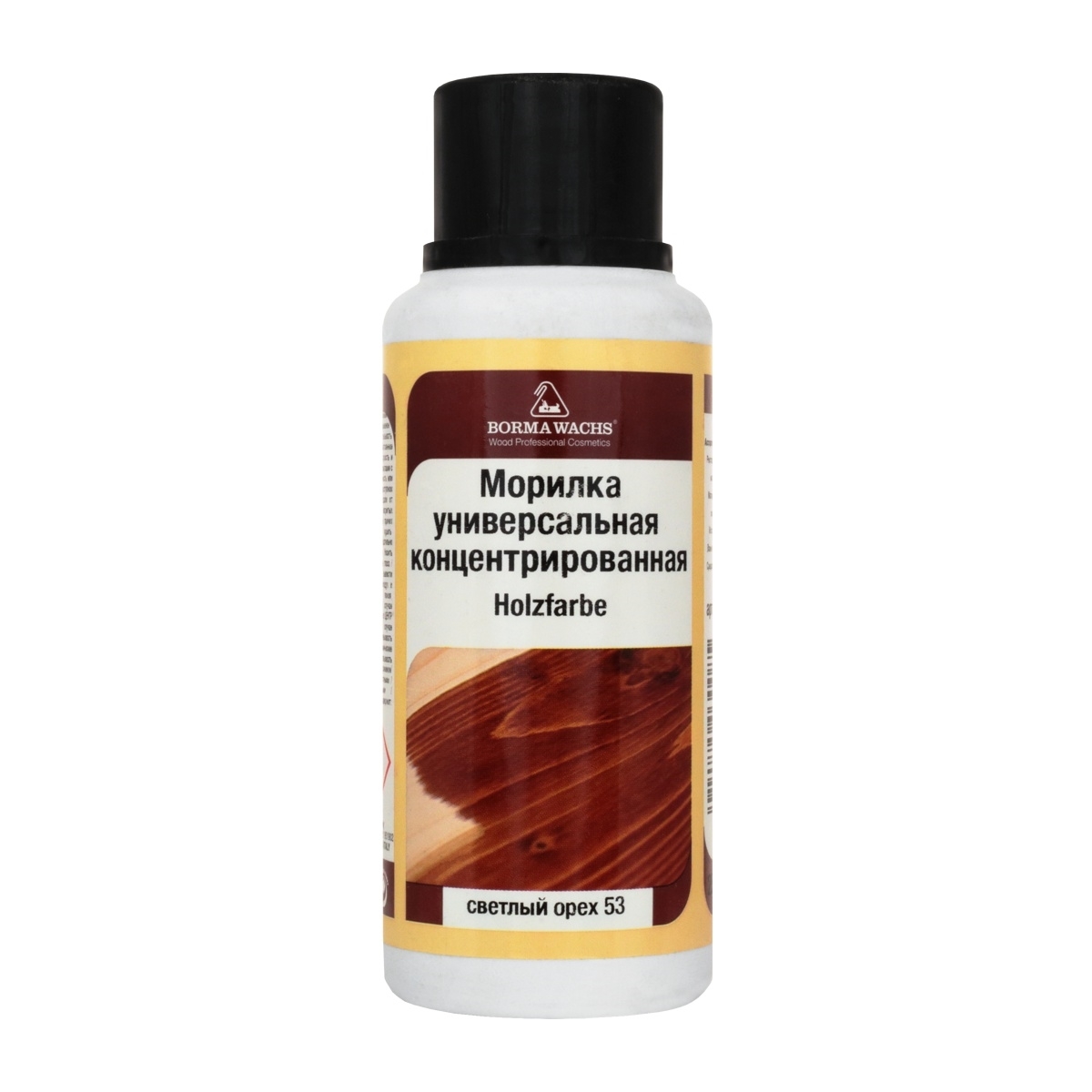 Морилка Borma Holzfarbe 53 Светлый орех 3000NC 0,25 л