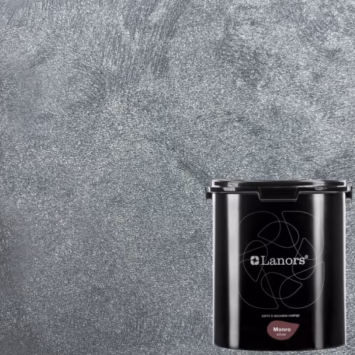 Краска декоративная Lanors Monro Silver цвет MS_064 3 кг