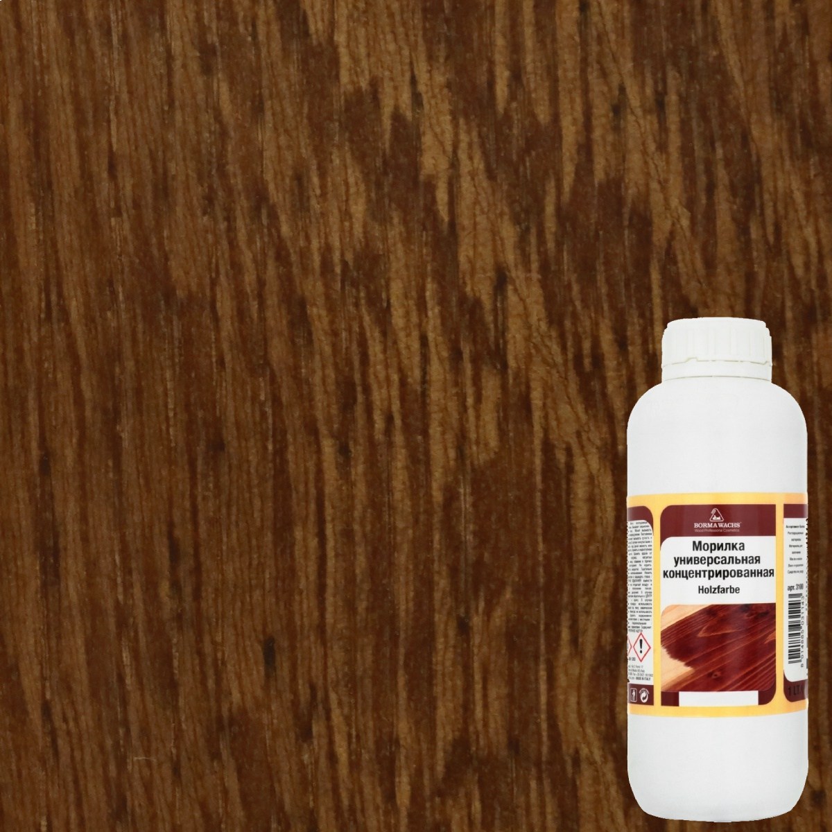 Морилка Borma Holzfarbe 53 Светлый орех 3100NC 1 л