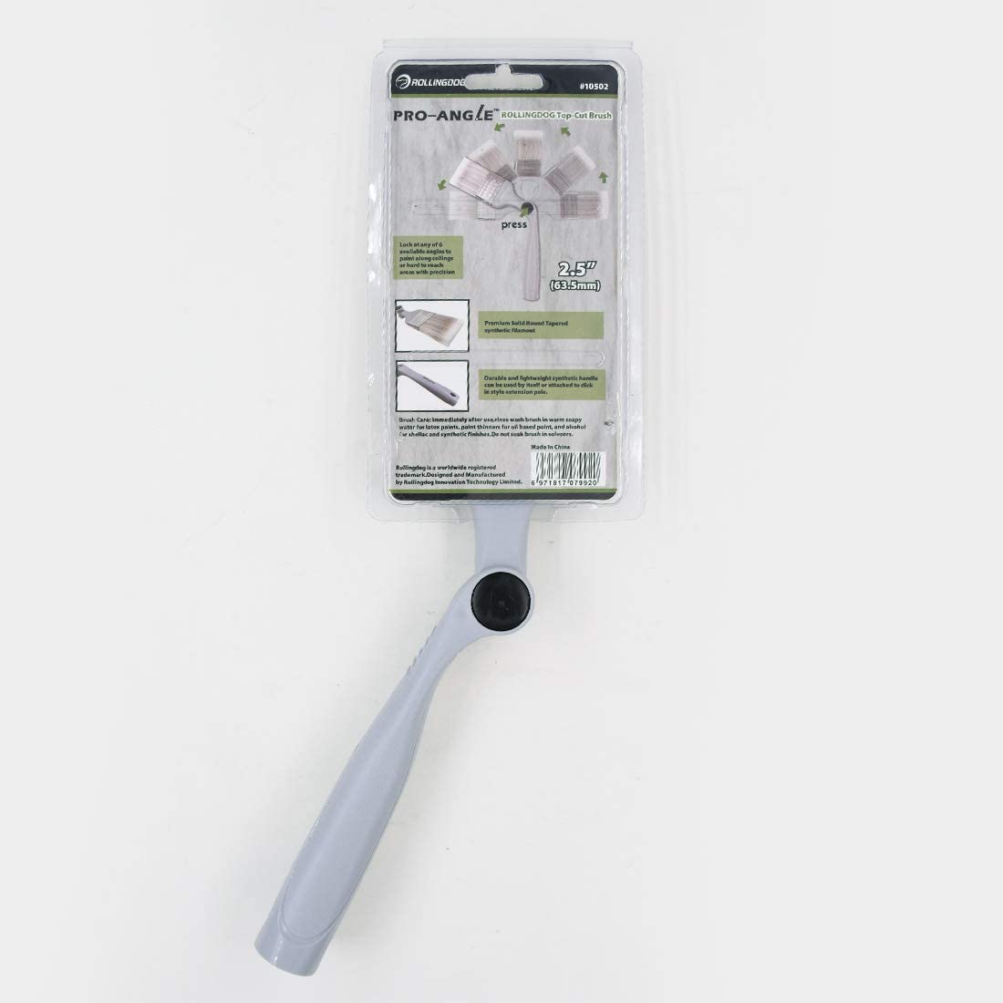 Кисть поворотная Rollingdog PRO-ANGLE прямая 10502 63,5 мм