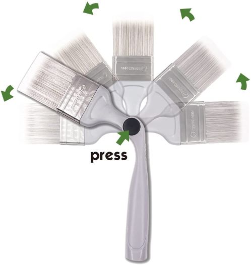 Кисть поворотная Rollingdog PRO-ANGLE прямая 10502 63,5 мм