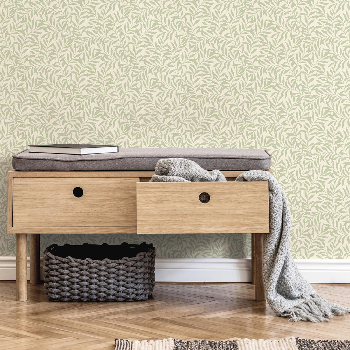 Обои Aura Archives vol.1 by Crown M1667 10,05×0,52 фото в интерьере