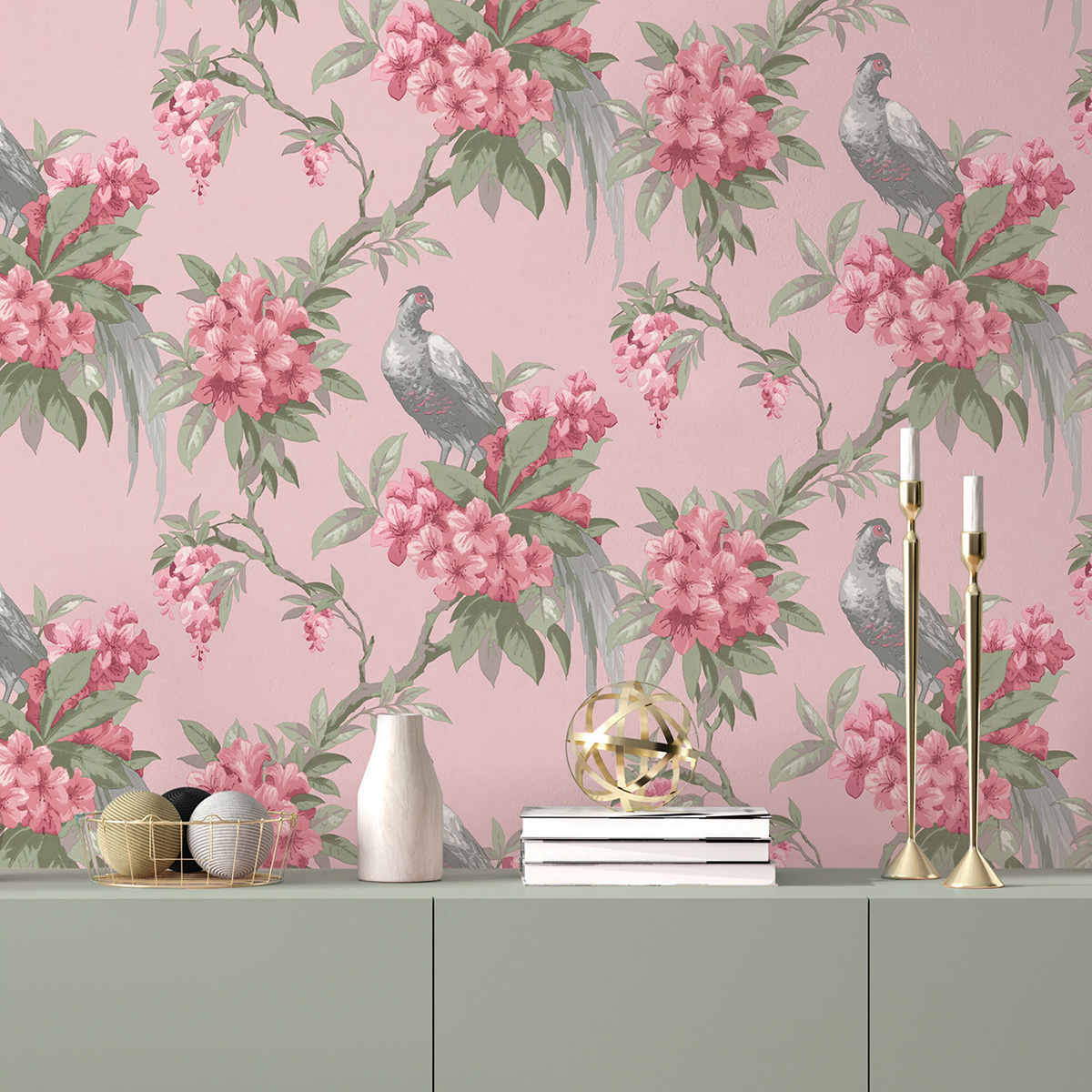 Обои Aura Archives vol.1 by Crown M1665 10,05×0,52 фото в интерьере