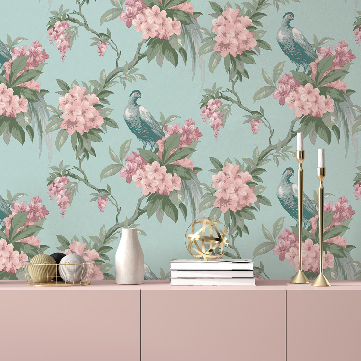 Обои Aura Archives vol.1 by Crown M1663 10,05×0,52 фото в интерьере