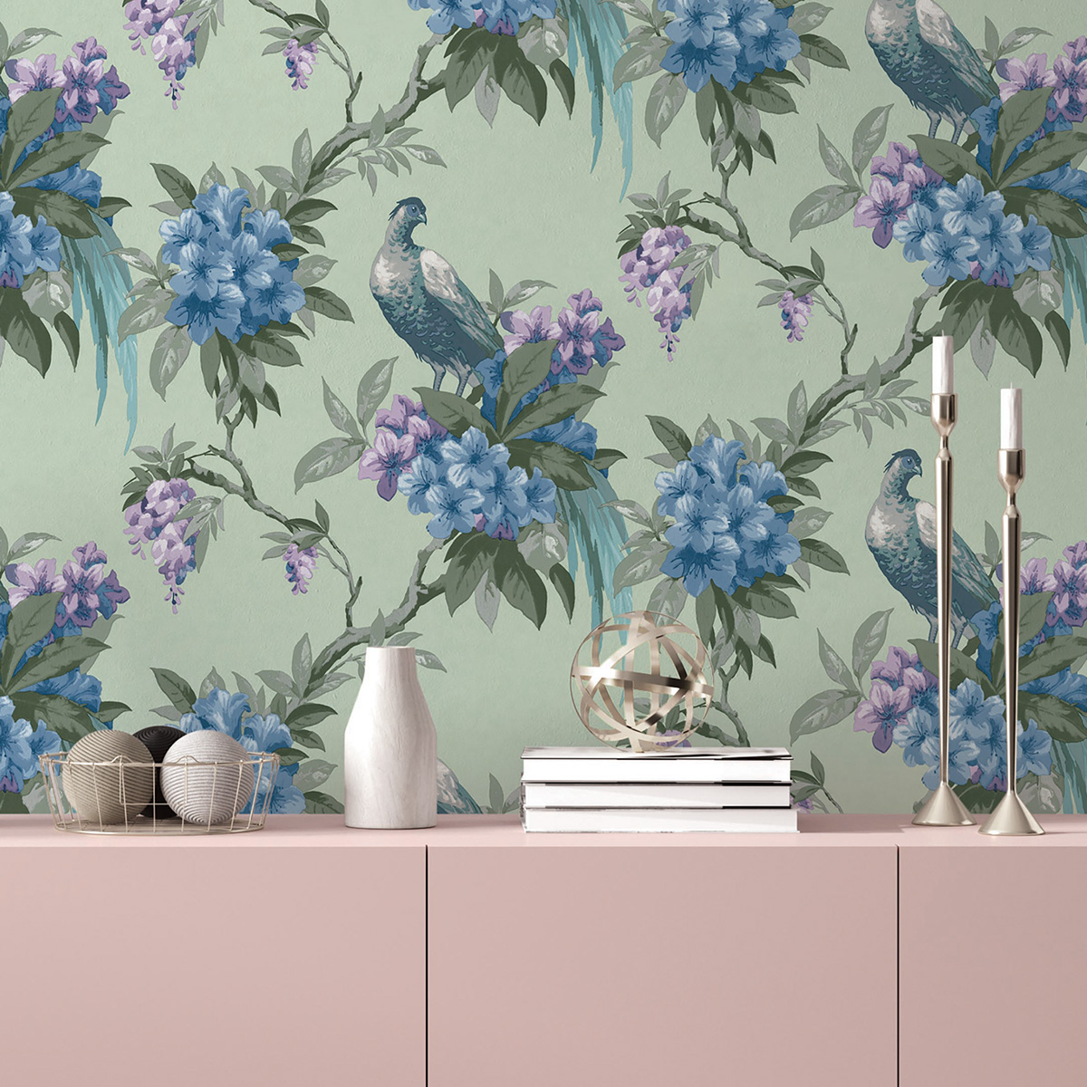 Обои Aura Archives vol.1 by Crown M1660 10,05×0,52 фото в интерьере