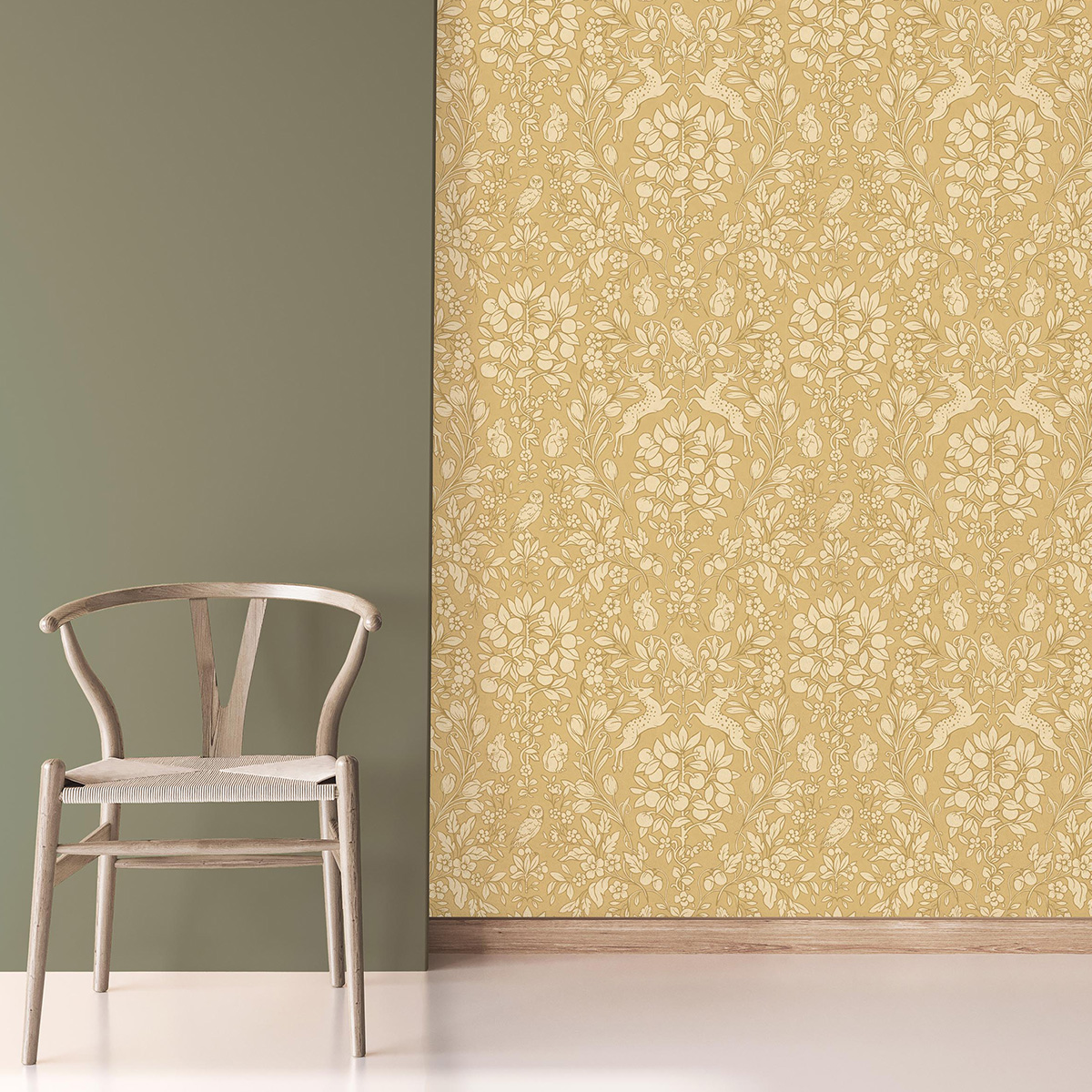 Обои Aura Archives vol.1 by Crown M1689 10,05×0,52 фото в интерьере