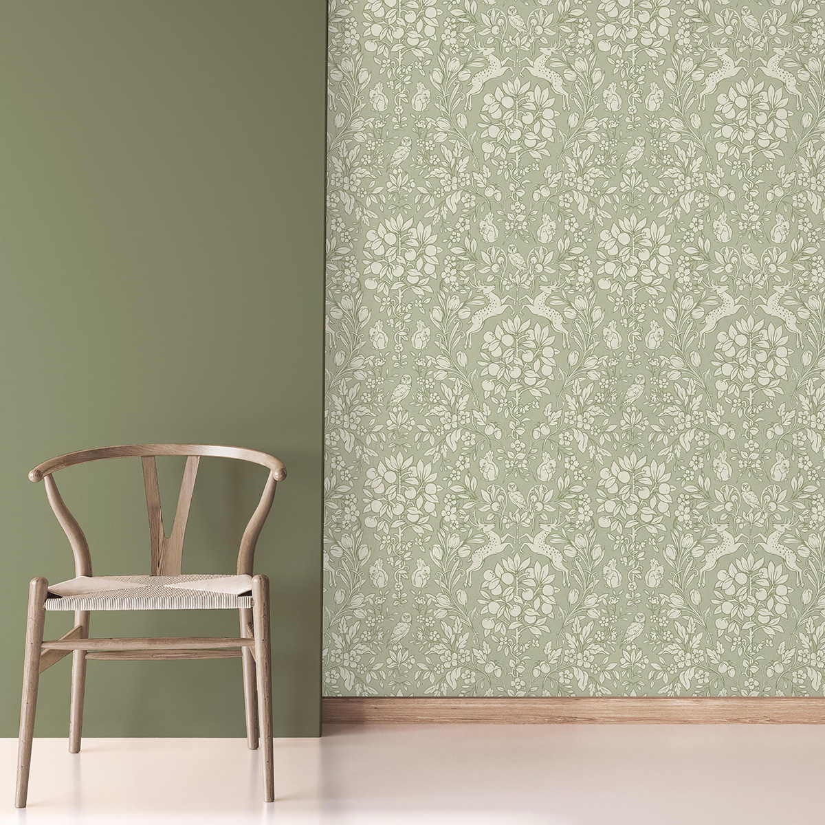 Обои Aura Archives vol.1 by Crown M1688 10,05×0,52 фото в интерьере