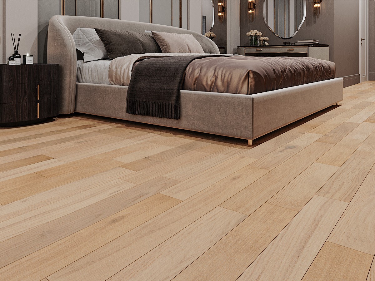 Инженерная доска Gran Parte Дуб Дольче Dolche 011 натур-классик 500−1500×155×15 фото в интерьере