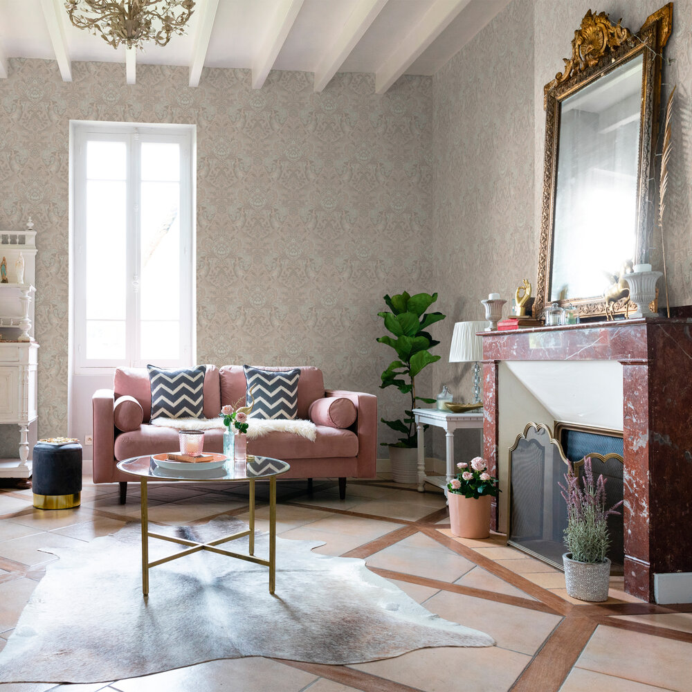 Обои Loymina Русская классика Имперский дамаск Ru2 002/1 10,05×1 фото в интерьере