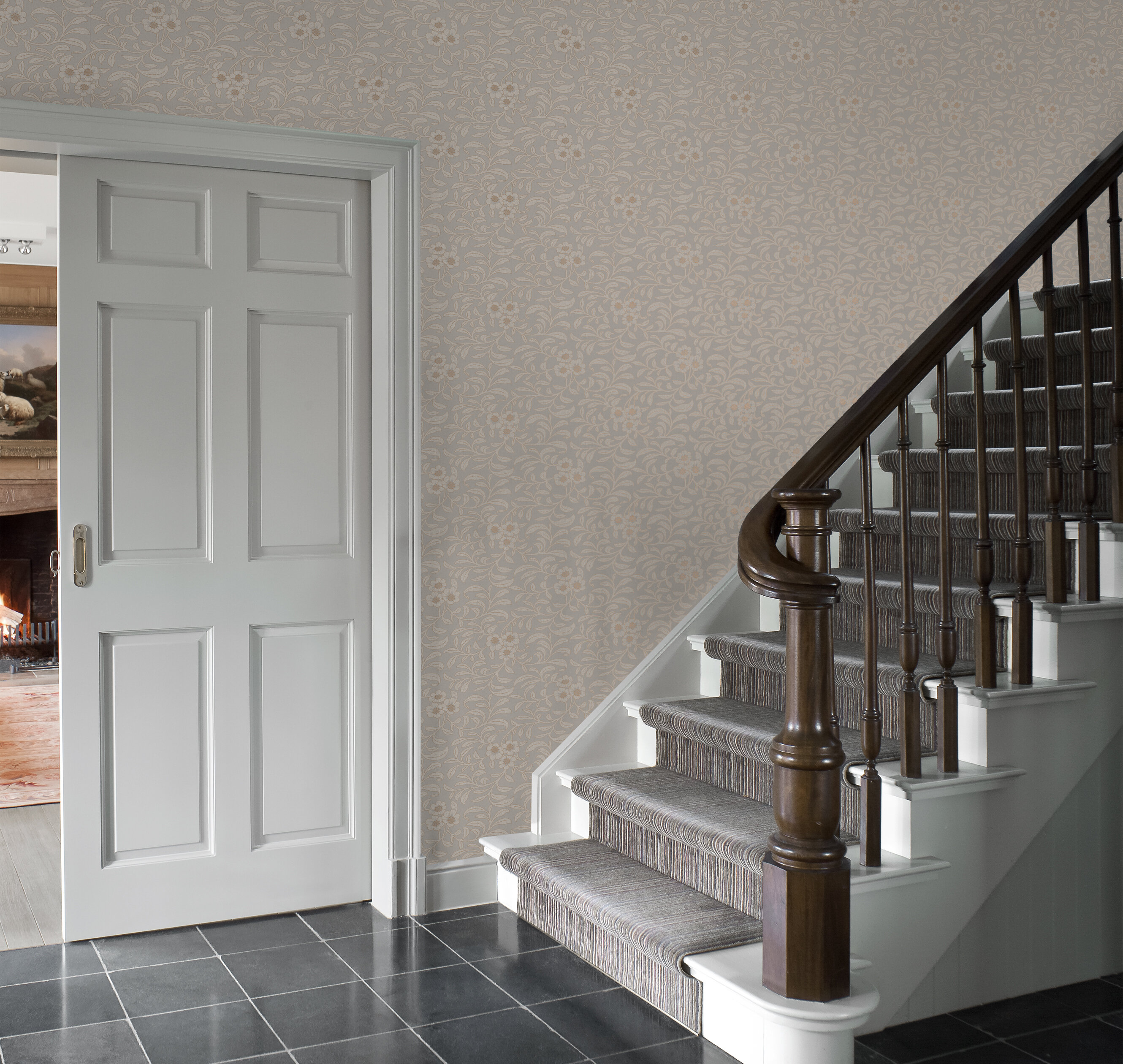 Обои Loymina Русская классика Южный олеандр Ru1 002/1 10,05×1 фото в интерьере