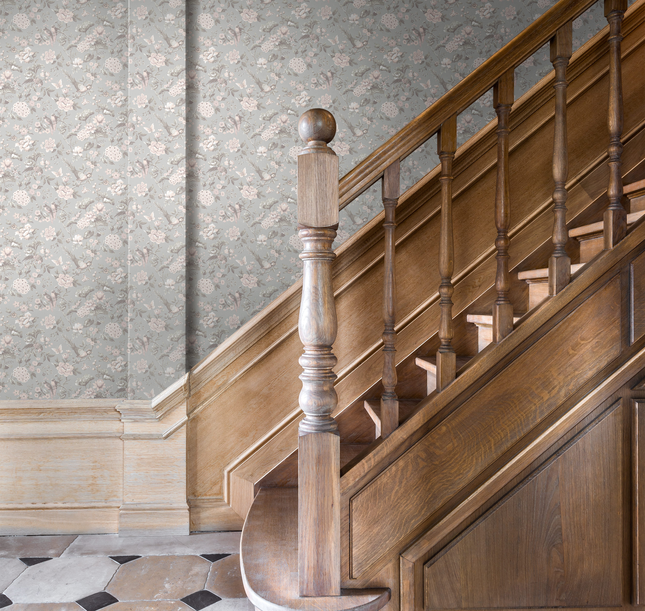 Обои Loymina Русская классика Райские птицы Ru3 008 10,05×1 фото в интерьере