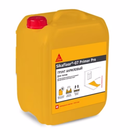 Грунтовка по стяжке Sikafloor-07 Primer Pro 592082 акриловая на водной основе 10 л