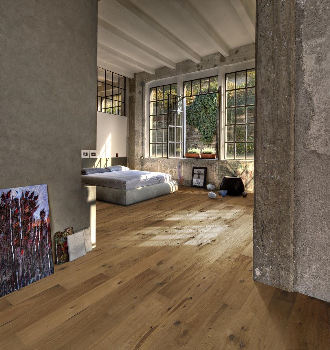 Паркетная доска Kahrs Artisan Дуб Камино Oak Camino 151XDDEKFZKW195 Dynamic 1900×190×15 фото в интерьере