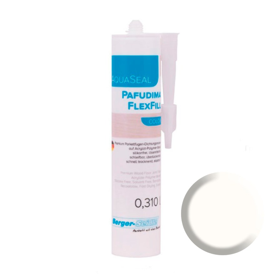 Герметик Berger-Seidle AquaSeal Pafudima FlexFill Color для паркетных швов № 6 Белый 0,31 л