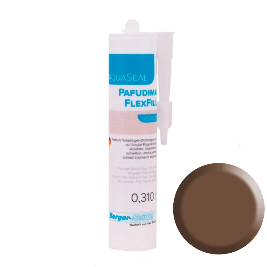 Герметик Berger-Seidle AquaSeal Pafudima FlexFill Color для паркетных швов № 10 Тик 0,31 л