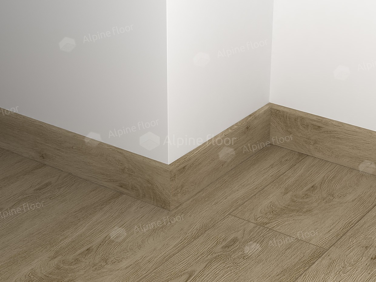 Плинтус  Alpine Floor Grand Sequoia Маслина ECO 11-11   2200×80×11 фото в интерьере