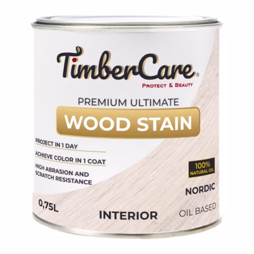 Масло для дерева TimberCare Wood Stain цвет Скандинавский 350002 шелковисто-матовое 0,75 л