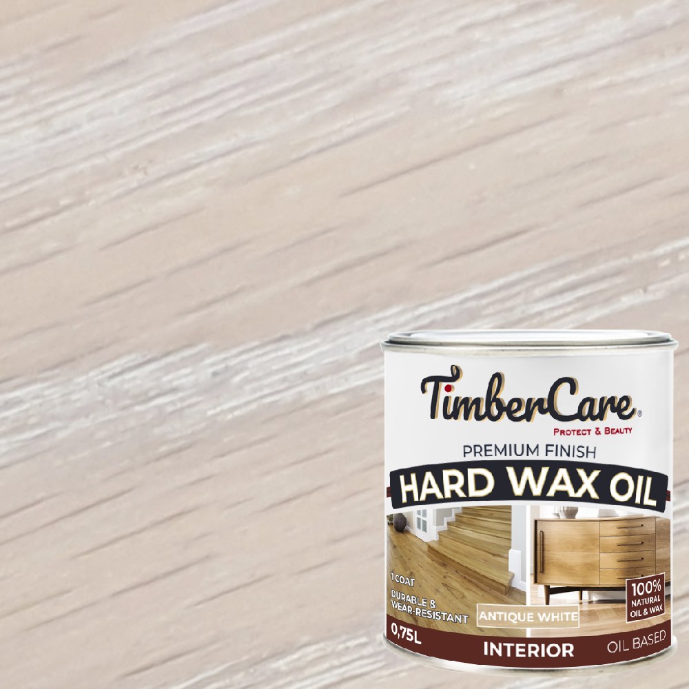 Масло с твердым воском TimberCare Hard Wax Oil цвет Античный белый 350067 0,75 л