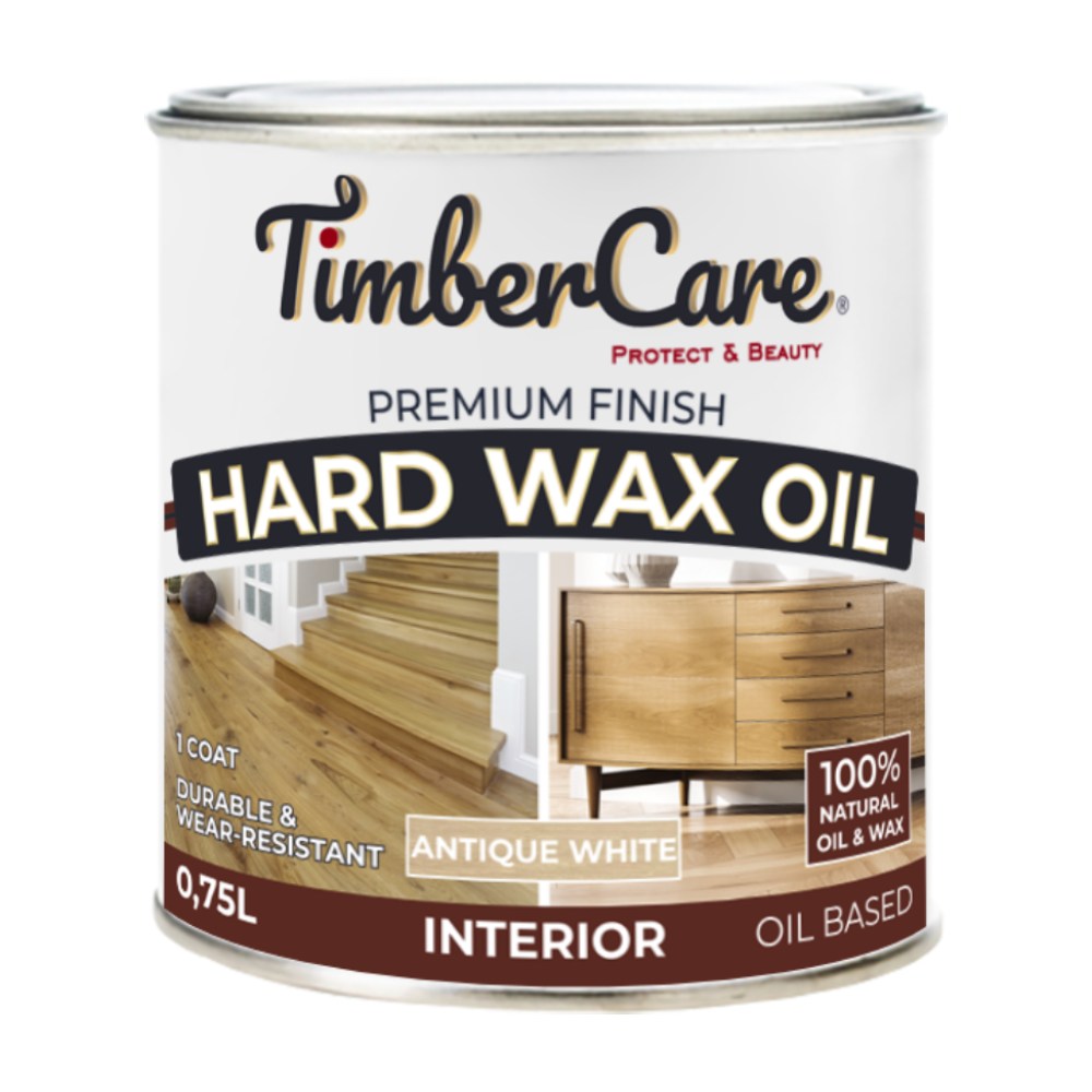 Масло с твердым воском TimberCare Hard Wax Oil цвет Античный белый 350067 0,75 л