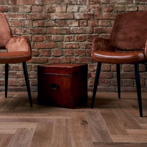 Кварцвиниловый SPC ламинат Vinilam Parquet Herringbone Венецианский Паркет IS11199 венгерская елка 720×120×6,5