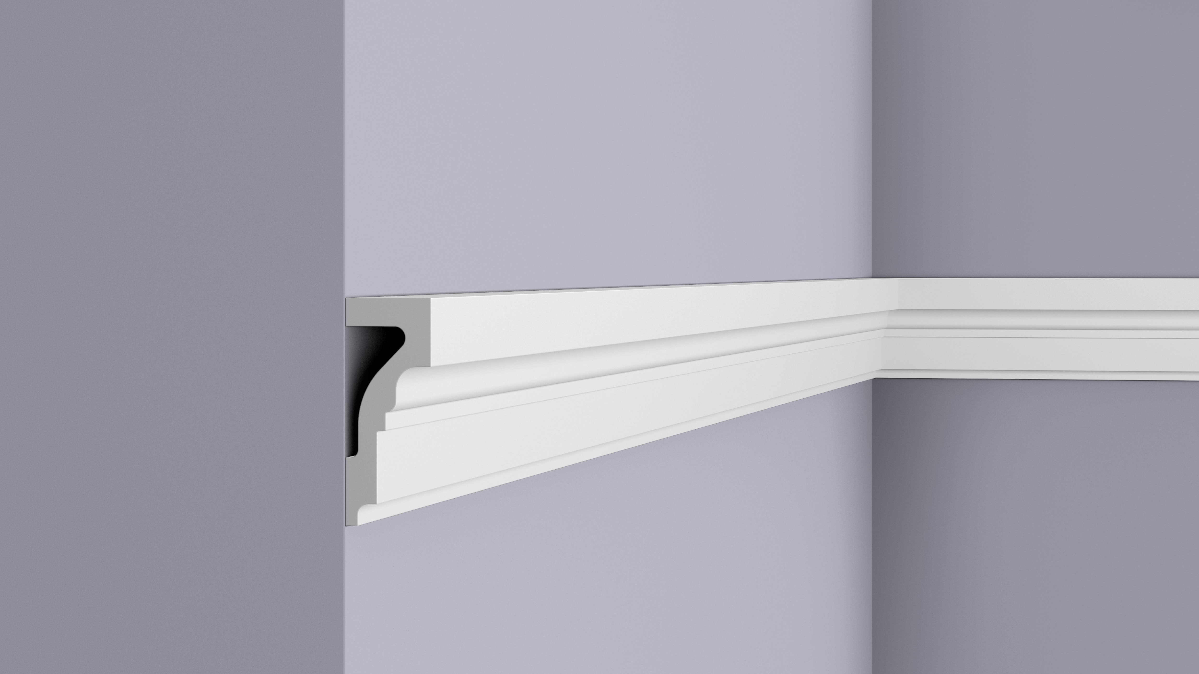 Молдинг из полистирола под покраску NMC Wallstyl WL4 2000×100×40