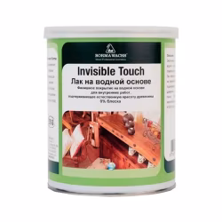 Лак для мебели Borma Invisible Touch NAT4130 на водной основе глубоко-матовый 1 л