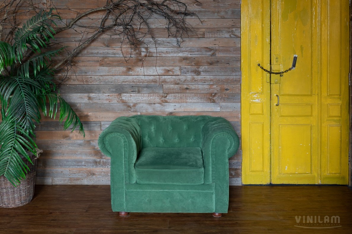 Кварцвиниловая плитка Vinilam клеевая Glue Дуб Мюнхен 814416 1228×188×2,5 фото в интерьере