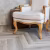 Кварцвиниловый SPC ламинат Vinilam Parquet Herringbone Паркет Эрмитаж IS11122 венгерская елка 720×120×6,5 фото в интерьере