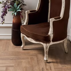 Кварцвиниловый SPC ламинат Vinilam Parquet Herringbone Паркет Северный IS11133 венгерская елка 720×120×6,5