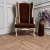Кварцвиниловый SPC ламинат Vinilam Parquet Herringbone Паркет Северный IS11133 венгерская елка 720×120×6,5 фото в интерьере