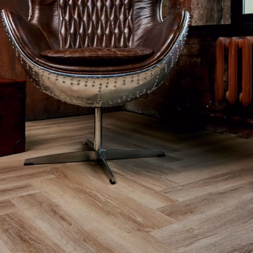 Кварцвиниловый SPC ламинат Vinilam Parquet Herringbone Паркет Классический IS11166 венгерская елка 720×120×6,5