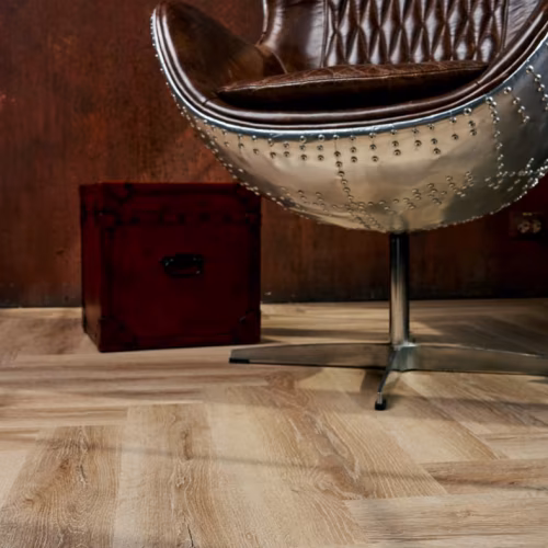 Кварцвиниловый SPC ламинат Vinilam Parquet Herringbone Паркет Классический IS11166 венгерская елка 720×120×6,5