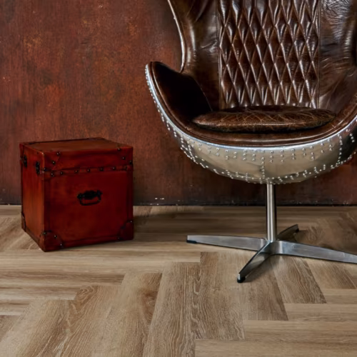 Кварцвиниловый SPC ламинат Vinilam Parquet Herringbone Паркет Классический IS11166 венгерская елка 720×120×6,5