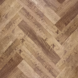Кварцвиниловый SPC ламинат Vinilam Parquet Herringbone Паркет Версальский IS11177 венгерская елка 720×120×6,5