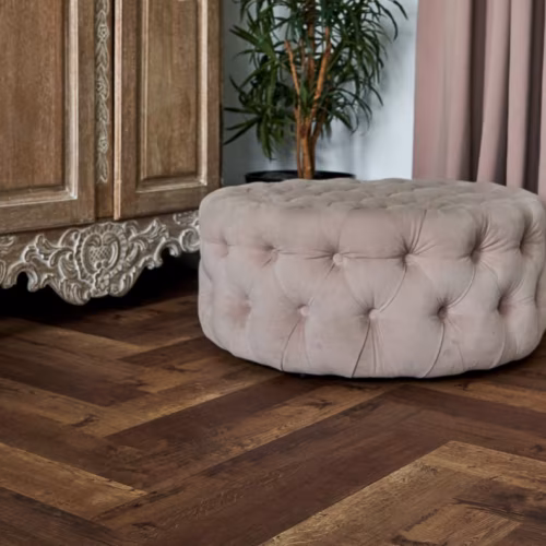 Кварцвиниловый SPC ламинат Vinilam Parquet Herringbone Паркет Версальский IS11177 венгерская елка 720×120×6,5