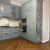 Кварцвиниловый SPC ламинат Vinilam Parquet Herringbone Паркет Винсент IS11200 венгерская елка 720×120×6,5 фото в интерьере