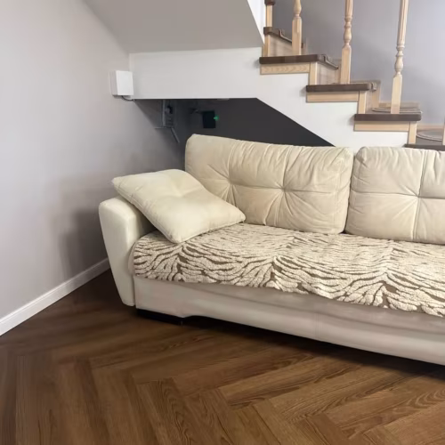 Кварцвиниловый SPC ламинат Vinilam Parquet Herringbone Паркет Винсент IS11200 венгерская елка 720×120×6,5