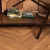Кварцвиниловый SPC ламинат Vinilam Parquet Herringbone Паркет Де Вилль IS11210 венгерская елка 720×120×6,5 фото в интерьере