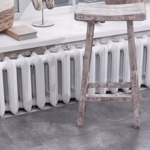 Кварцвиниловый SPC ламинат Vinilam Ceramo Stone Серый Бетон 61602 940×470×6