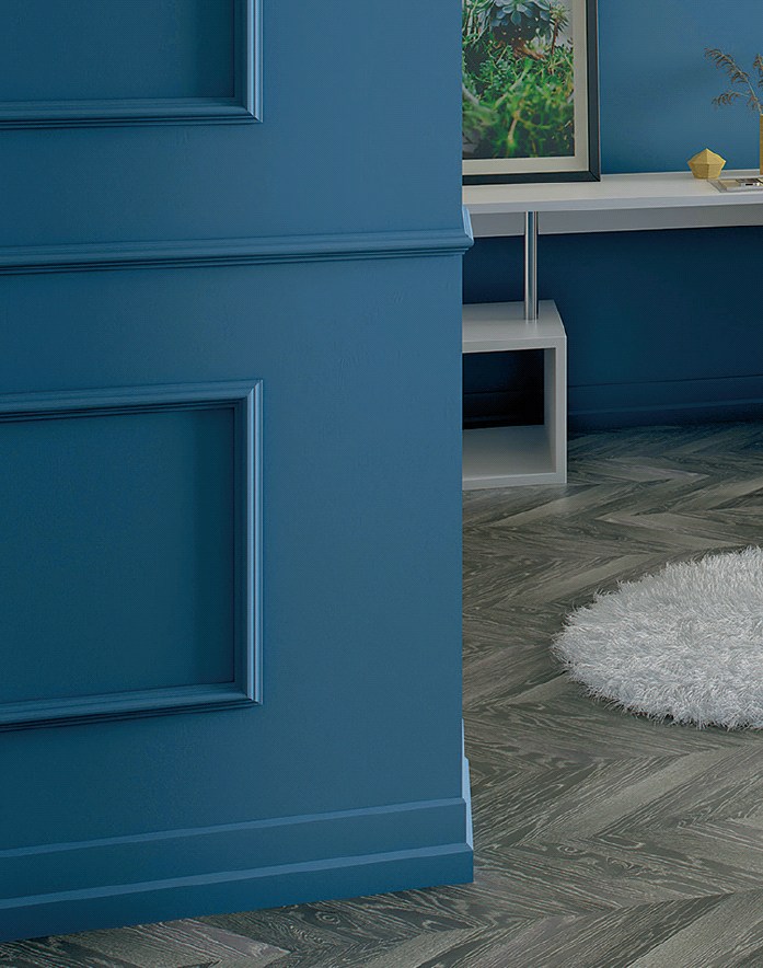 Молдинг из полистирола под покраску NMC Wallstyl WL3 2000×40×15 фото в интерьере