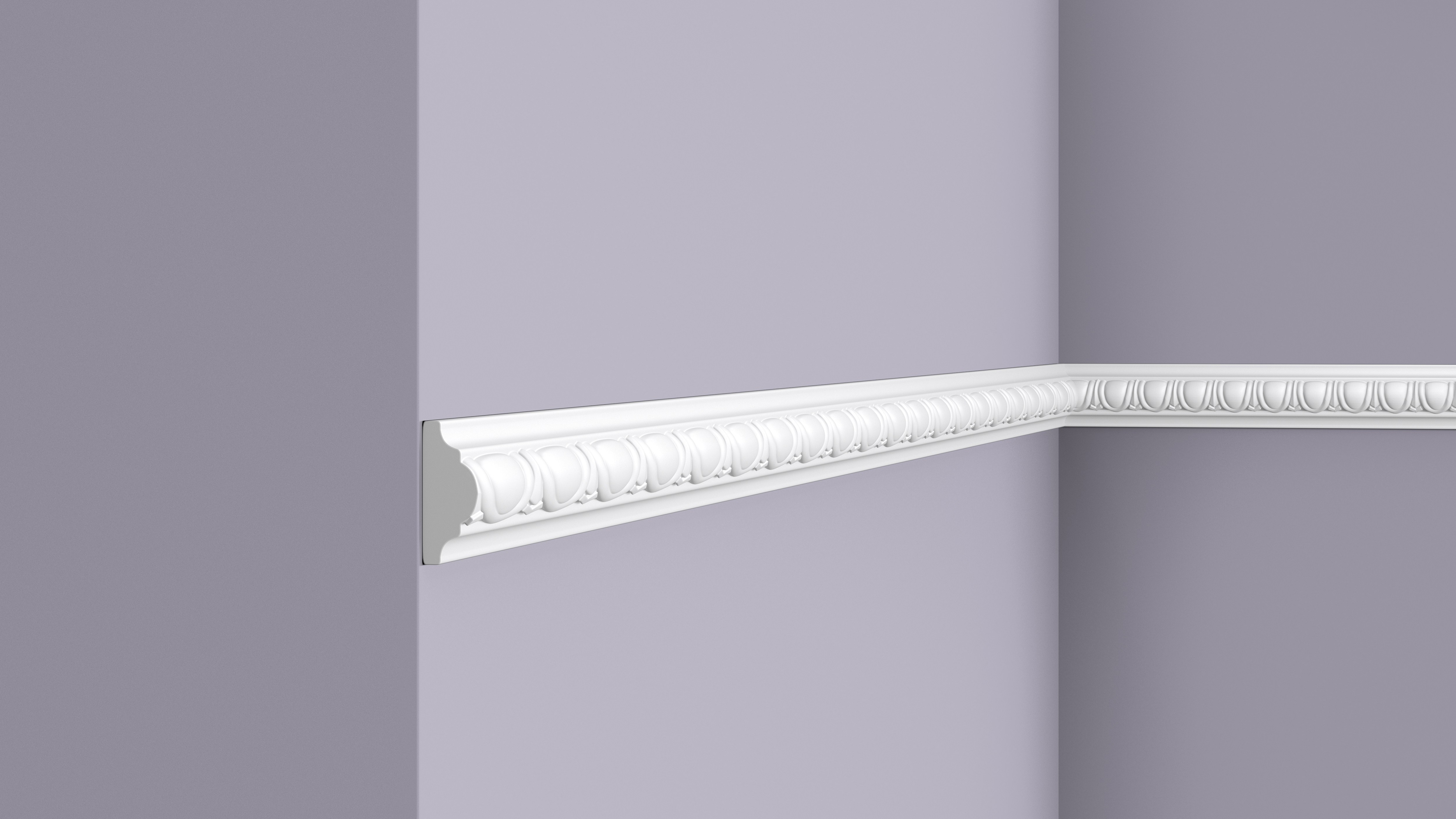 Молдинг из полистирола под покраску NMC Wallstyl WO1 2000×40×20