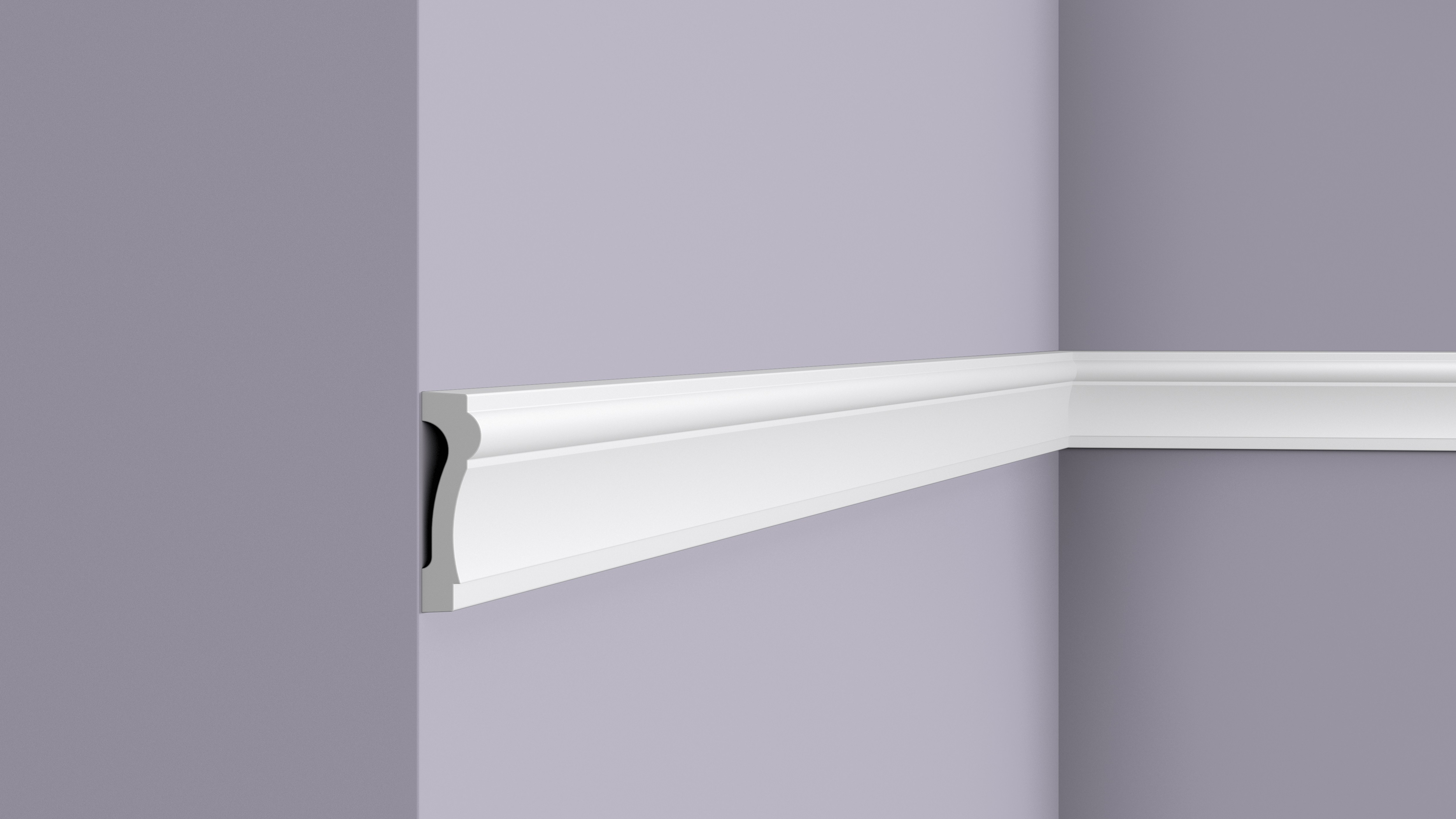 Молдинг из полистирола под покраску NMC Wallstyl WL6 2000×75×20