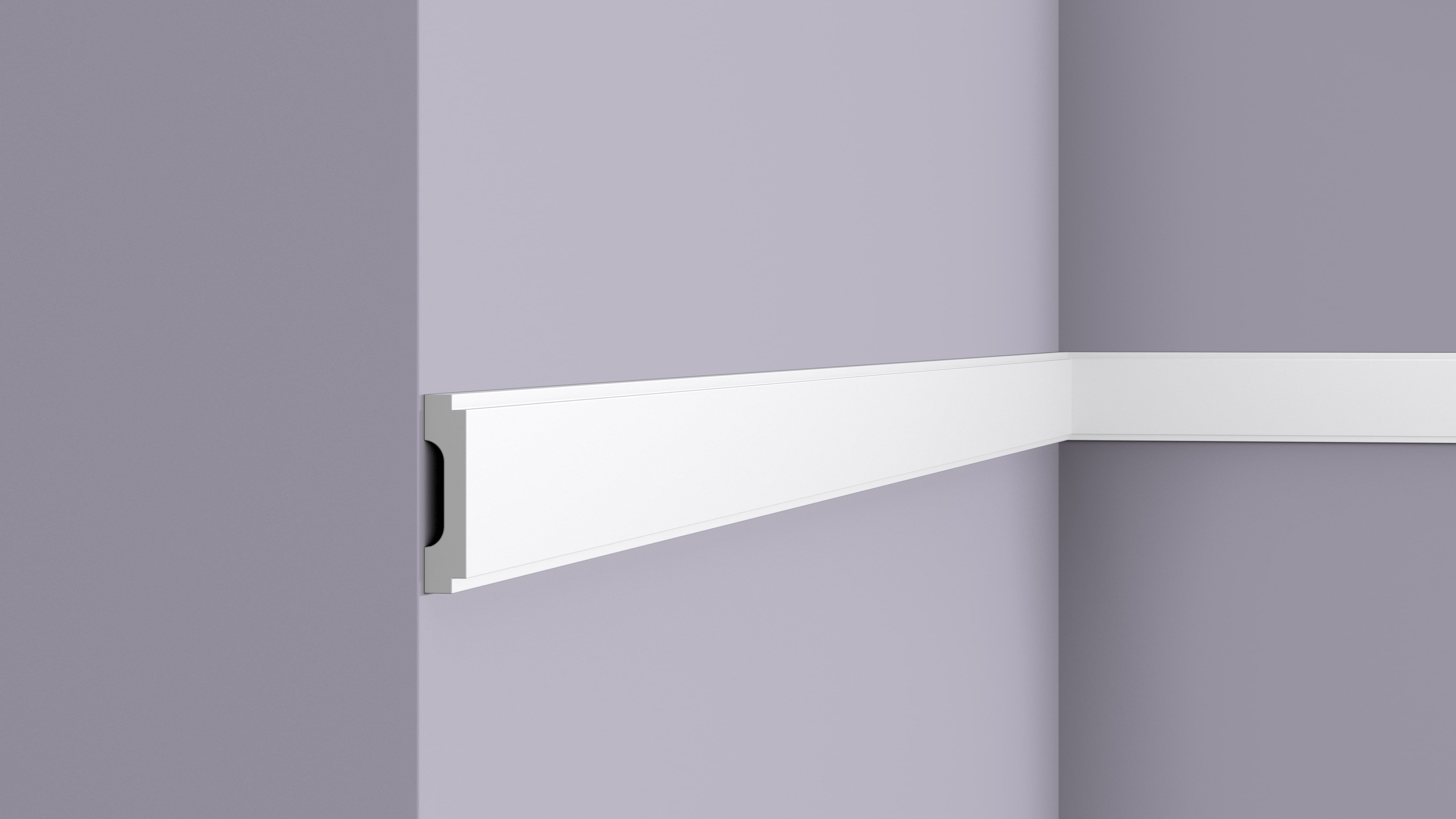 Молдинг из полистирола под покраску NMC Wallstyl Essenza WD1 2000×65×15