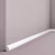Плинтус под покраску NMC Wallstyl FL6 2000×19×12