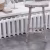 Кварцвиниловая плитка Vinilam клеевая Ceramo Stone Glue Серый Бетон 61602 950×480×2,5 фото в интерьере