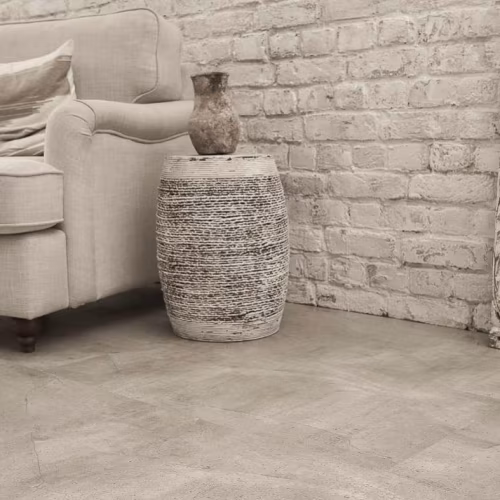 Кварцвиниловая плитка Vinilam клеевая Ceramo Stone Glue Бетонная смесь 61603 950×480×2,5